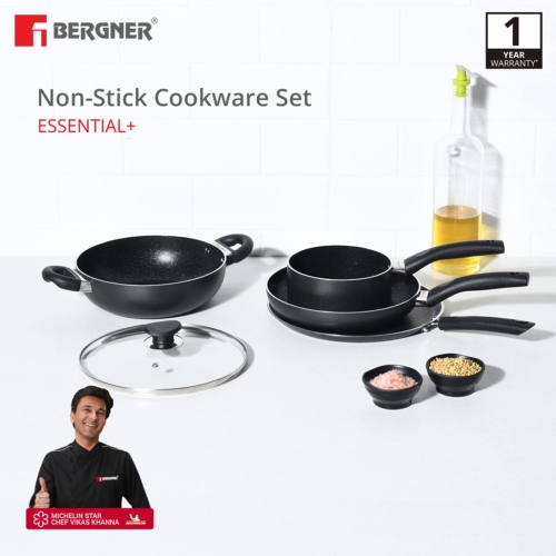 Bergner Non stick Cookware set - 1 year warranty