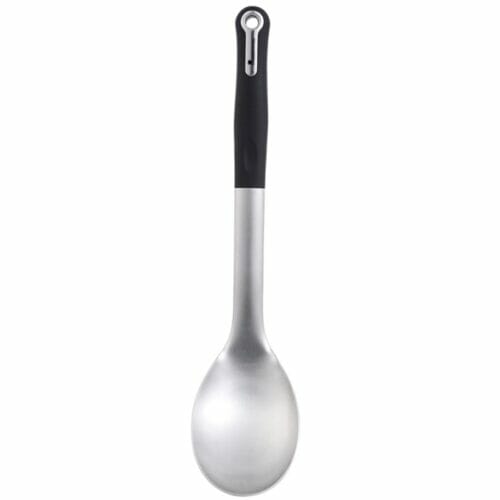 Bergner Master Pro Stainless Steel Black Kitchen Spoon With Nylon Handle
