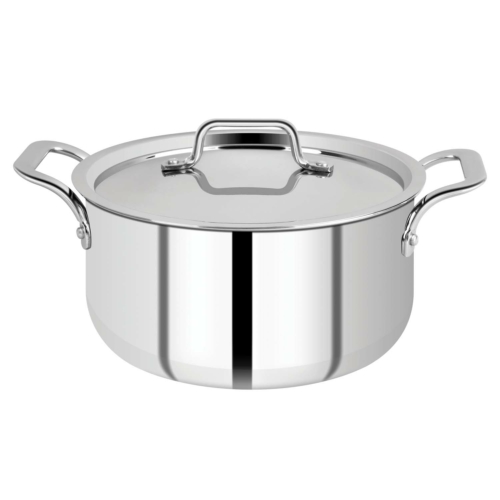 Bergner legend Series Stainless Steel 7.9-qt casserole With Lid Cookware  New